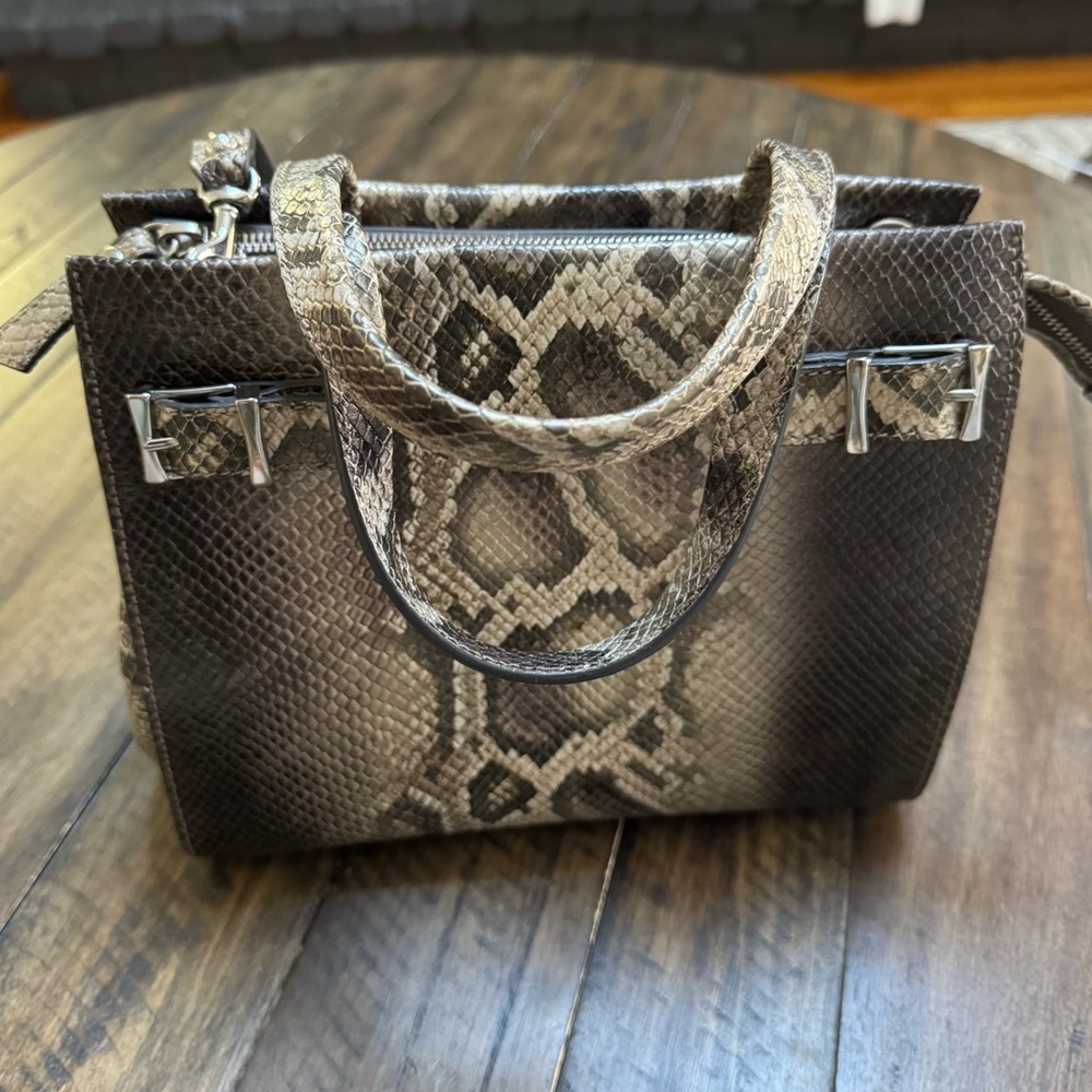 Stuart Weitzman | *RARE* Python Satchel Crossbody - Picture 9 of 11